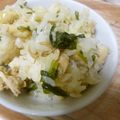 そらてんママ's cooksnap of when they made ✿鶏と大根葉の混ぜご飯✿.