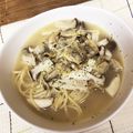 チョコあず's cooksnap of when they made 簡単!!大人のボンゴレスープパスタ.