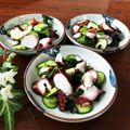 キョーマキ's cooksnap of when they made たこと胡瓜とわかめの酢の物.