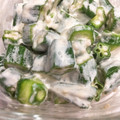 ＊みぃ＊＊'s cooksnap of when they made オクラの柚子胡椒マヨ和え.