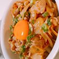 クックOPZ7VB☆'s cooksnap of when they made がっつり感ハンパねぇ。豚肉のスタミナ焼き.