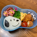 みっふぃー９'s cooksnap of when they made 簡単 スヌーピー キャラ弁.