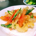 クックI7I5L1☆'s cooksnap of when they made ✿アスパラとトマトのかき揚げ✿.