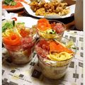 しろいゆず's cooksnap of when they made 誕生日、記念日に簡単カップ寿司.