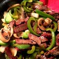 ame-ikuru's cooksnap of when they made 台湾風☆牛肉ピーマン玉ねぎ炒め.