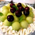 みけけねこ's cooksnap of when they made メロンショートケーキ.