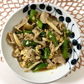 クックG90MT9☆'s cooksnap of when they made めんつゆで簡単！ピーマンと豚肉の卵炒め.