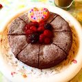 meg♡mog's cooksnap of when they made 簡単☆ガトーショコラ♡バレンタインに♪.