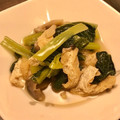 kimieimik's cooksnap of when they made 簡単！小松菜と油揚げとしめじの煮浸し.