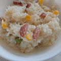わかとみーの母's cooksnap of when they made 失敗ご飯でチーズクリームリゾット♪.