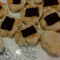 kumicyoo's cooksnap of when they made 離乳食ささみ小松菜じゃがいもの手掴み団子.