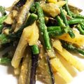ちづりんも's cooksnap of when they made じゃが芋と茄子の♪ごま味噌餡かけ炒め.