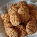 あすんそん's cooksnap of when they made さくほろ☆ミニメロンパンクッキー.