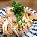 ✿ykyk✿'s cooksnap of when they made 豚肉★もやし★玉ねぎの梅肉炒め.