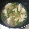 ちこどんどん's cooksnap of when they made 簡単スープ水餃子.