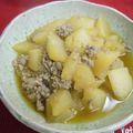 ひなパンダ's cooksnap of when they made 大根とひき肉の煮物☆.