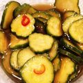 あいらもると's cooksnap of when they made 昔懐かしいきゅうりの酢醤油漬け.