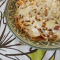 pitachan1's cooksnap of when they made 手抜きすぎランチ！ミートパスタ.