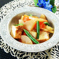 Dellaたん's cooksnap of when they made 大根と厚揚げの煮物.