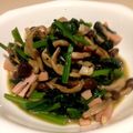 クックQPU4ZJ☆'s cooksnap of when they made ☆ほうれん草としめじとハムのソテー☆.