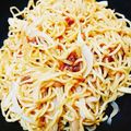 umikori's cooksnap of when they made 梅でさっぱり‼梅ゴマ焼きそば♪.