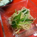 べる5's cooksnap of when they made 水菜と大根の梅かつおサラダ.