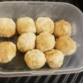 mia★ami's cooksnap of when they made レンジで5分！鶏おから団子♡♡.