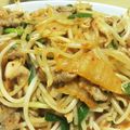 KAAASM's cooksnap of when they made モヤシでカサ増し！豚キムチ炒め.