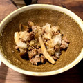 とうい's cooksnap of when they made ひき肉ときのこのオイスターおろし和え＊.