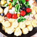 beroneete's cooksnap of when they made 彩野菜と鶏むね肉の塩だれ炒め.