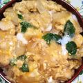 クックMQZ7L5☆'s cooksnap of when they made 簡単美味いざる蕎麦つゆで鶏胸肉の親子丼.
