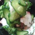 sheeks's cooksnap of when they made タコときゅうりのナンプラーレモン和え.