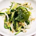 まなまんま's cooksnap of when they made レンジでもやしときゅうり、わかめナムル。.