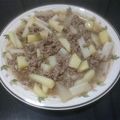 maekawa311's cooksnap of when they made 大根とじゃがいものそぼろあんかけ.
