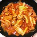 hibby's cooksnap of when they made 旨辛！韓国本場のダッカルビ♪.