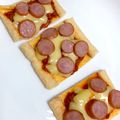 ちゅーりっぷ♪♪'s cooksnap of when they made サクッ＆とろ～り！ミートソース油揚げピザ.
