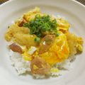 ジョングレ's cooksnap of when they made 焼き鳥缶で簡単親子丼♪.