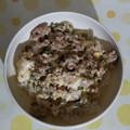 紅茶とチーズケーキ's cooksnap of when they made お手軽！余った挽き肉で♪玉子丼＊他人丼.