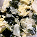 めしゃん's cooksnap of when they made 白菜とわかめの和風マヨサラダ.