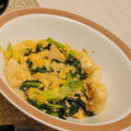 亜梨花's cooksnap of when they made 簡単に【ターサイと卵のオイスター炒め】.