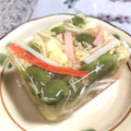 ふるしまともみ's cooksnap of when they made 見た目涼しい♪冷たいおかず寒天.