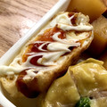 yukesi's cooksnap of when they made 簡単アレンジ♪お好み焼き風おたふく卵巾着.