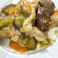 ウッシー母's cooksnap of when they made 茄子ピーマン豚肉のピリ辛炒め♪.