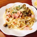 Naaaai's cooksnap of when they made ベーコンとしめじのクリームパスタ.