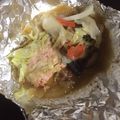 かよばぁ's cooksnap of when they made ホイルで 簡単☆ちゃんちゃん焼き.
