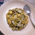 ぷーさんぱわー's cooksnap of when they made 簡単しっかり味☆豚肉と高菜のパラパラ炒飯.