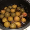 ぽんこ0731's cooksnap of when they made 炊飯器で簡単☆梅ジュース(梅シロップ).