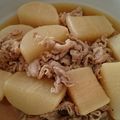 にゃんこkana's cooksnap of when they made 大根と豚バラ肉の煮物.