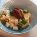 みかみか＾＾'s cooksnap of when they made オクラと長芋の梅サラダ.