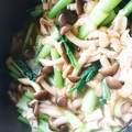 さや乃風's cooksnap of when they made 簡単！小松菜と油揚げとしめじの煮浸し.